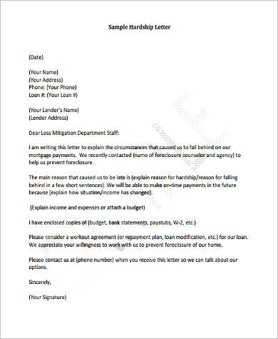 Hardship Letter Due To Divorce from images.sampletemplates.com