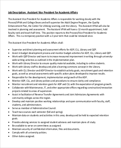 Vp Finance And Administration Job Description / Hsu Is In Search Of A New Vp For Administration Finance The Lumberjack / Our company is looking for a vp of finance to join our team.