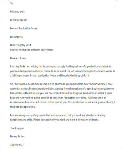 Sample Office Assistant Cover Letter - 7+ Examples in Word 