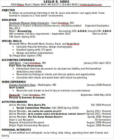 FREE 7+ Sample Bank Teller Resume Templates in MS Word | PDF