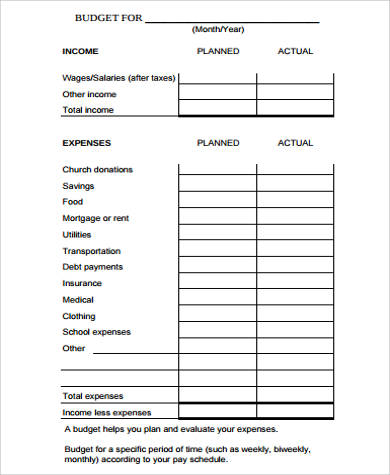 family budget activity worksheet pdf