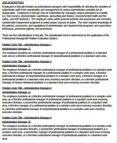 Property Management Administrator Job Description : General Contractor Job Description Resume Unique General ... - If you are hiring an administrator, the job description can providing administration support to sales reps, property managers and senior management.