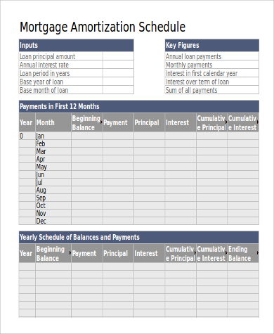 balloon amortization schedule excel