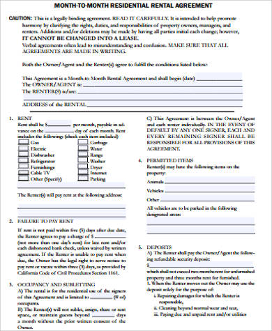 free 11 sample blank rental agreement templates in ms word pdf excel