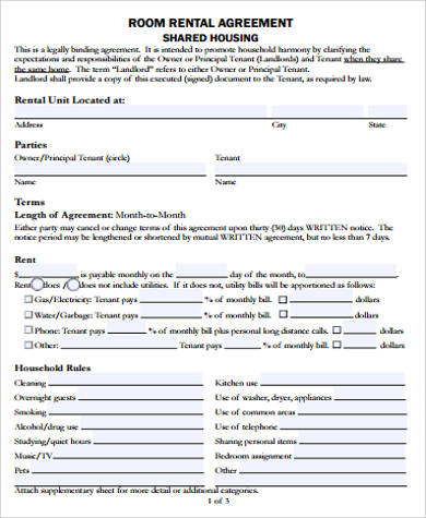 free 11 sample blank rental agreement templates in ms word pdf excel