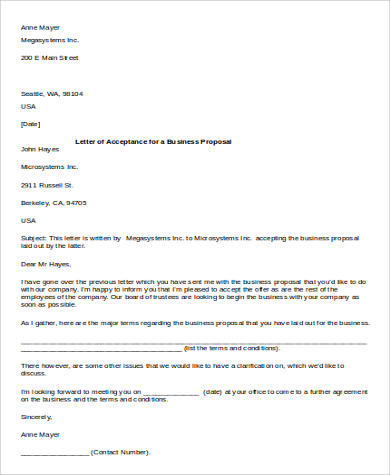 FREE 8+ Business Proposal Letter Samples in MS Word