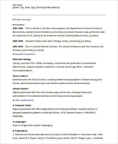 Free 7 No Experience Resume Samples In Ms Word Pdf