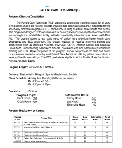 patient care technician job description in pdf