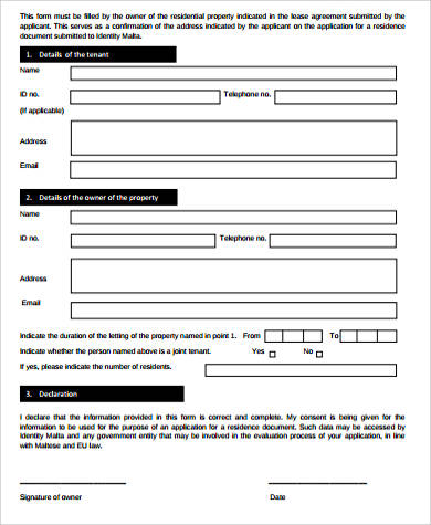 printable rental agreement form1