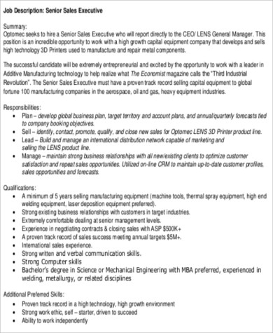 senior sales marketing executive job description2