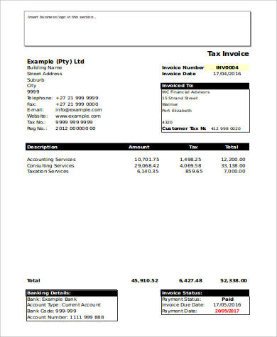 free excel billing invoice