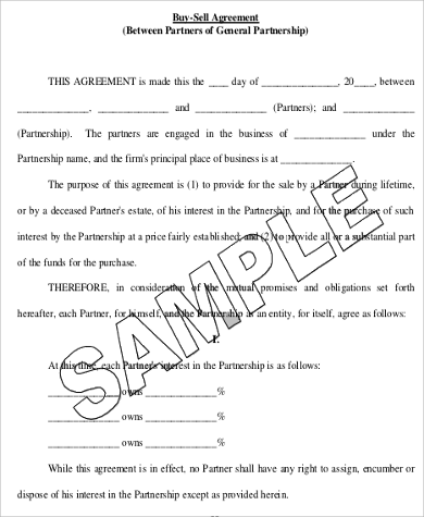 business partnership buyout agreement