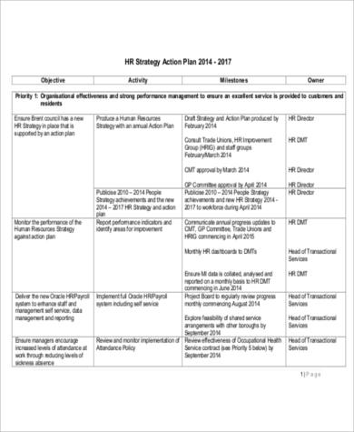 Annual Action Plan Format