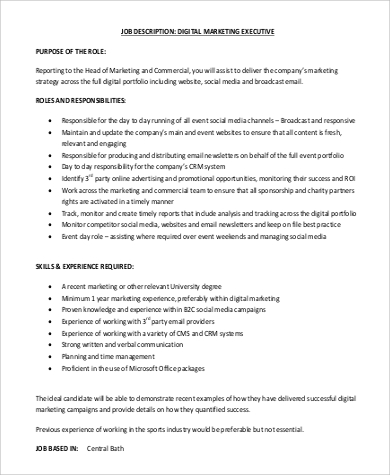 digital marketing executive job description1