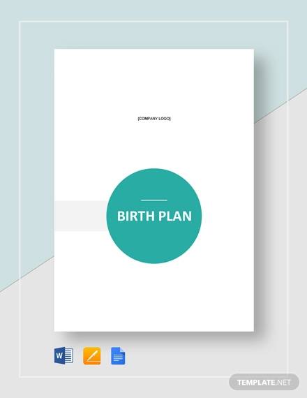 birth plan template