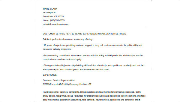 customer-service-skills-resume