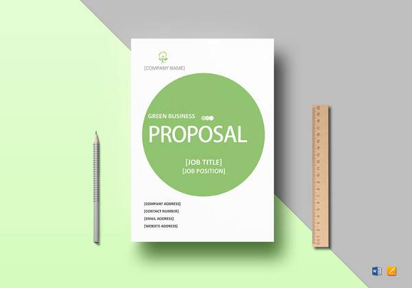 green business proposal template