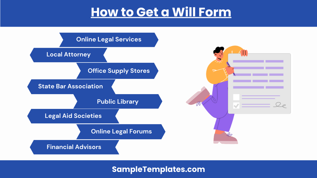 how to get a will form