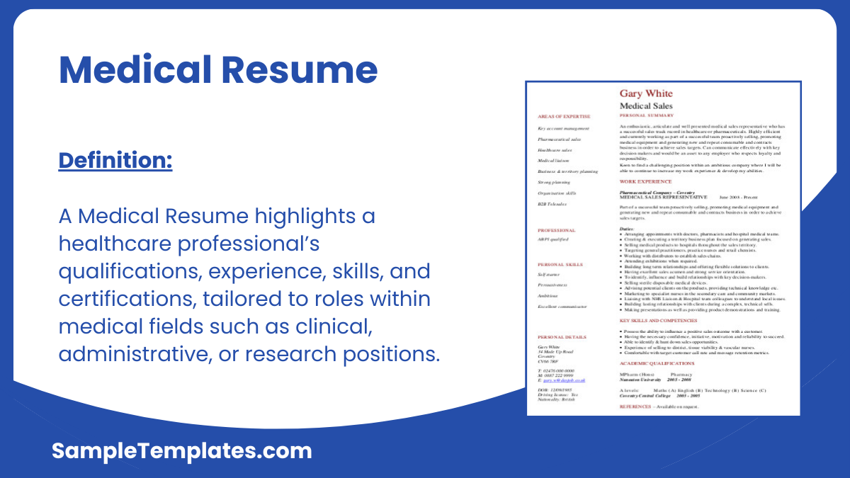 _Medical Resume