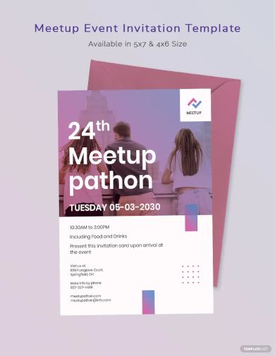 meetup event invitation template