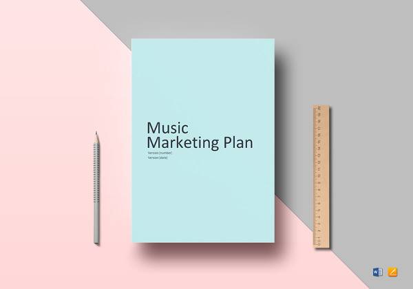 music marketing plan template