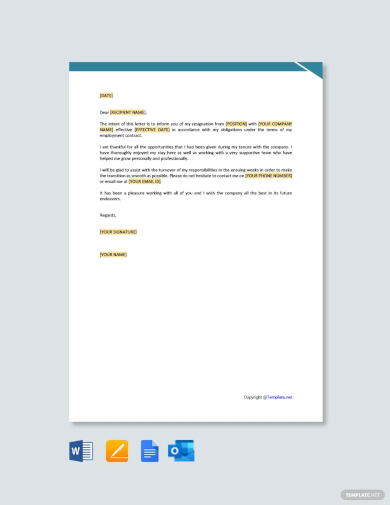 FREE 12+ Official Letter Templates in PDF | MS Word