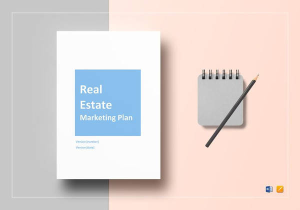 real estate marketing plan template