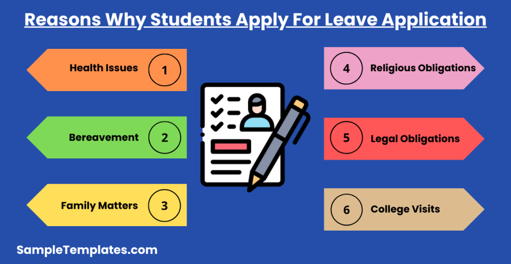 reasons why students apply for leave application 1024x530