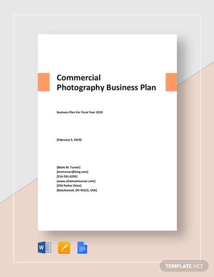 FREE 10 Sample Photography Business Plan Templates In PDF MS Word 