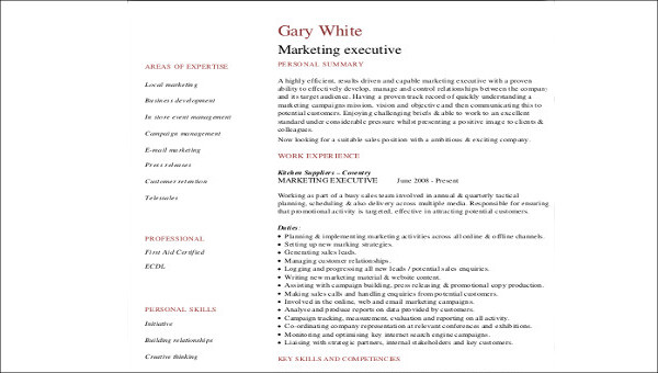 sample-marketing-executive-resume