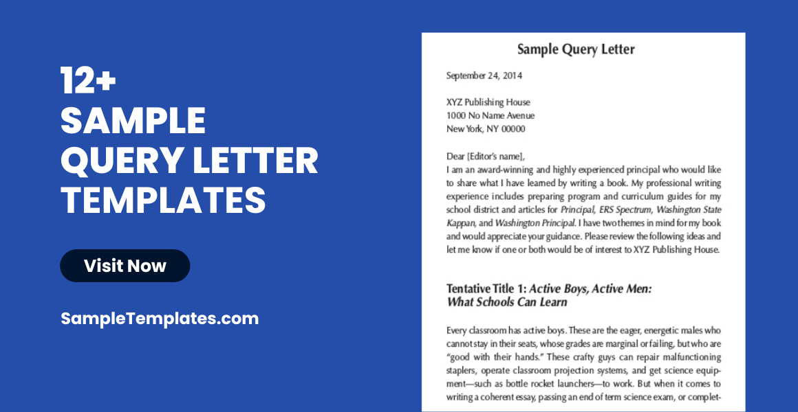 sample query letters templates