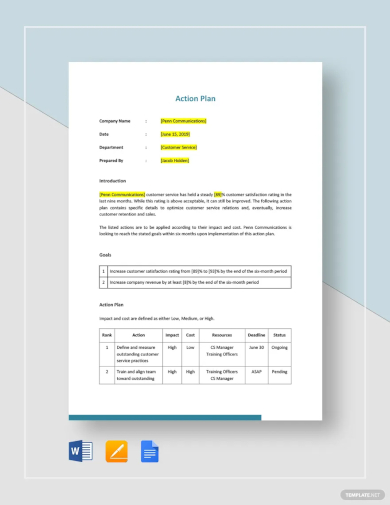 simple action plan template1