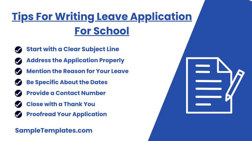 tips for writing leave application for school 1024x576