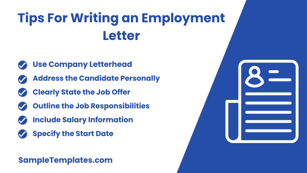 tips for writing an employment letter 1024x576