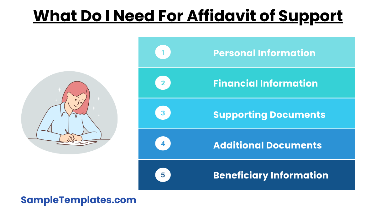 what do i need for affidavit of support