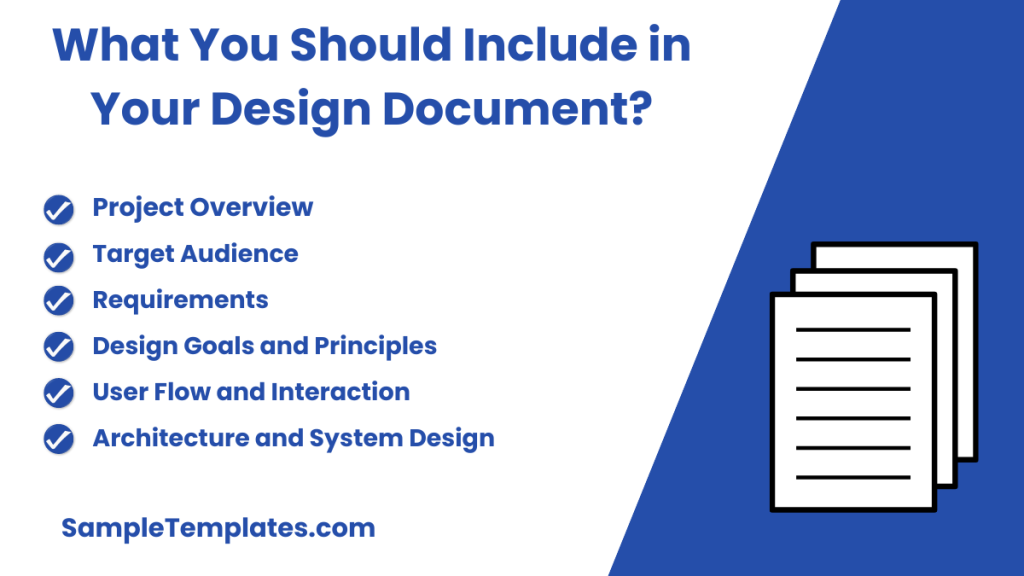 what you should include in your design document 1024x576