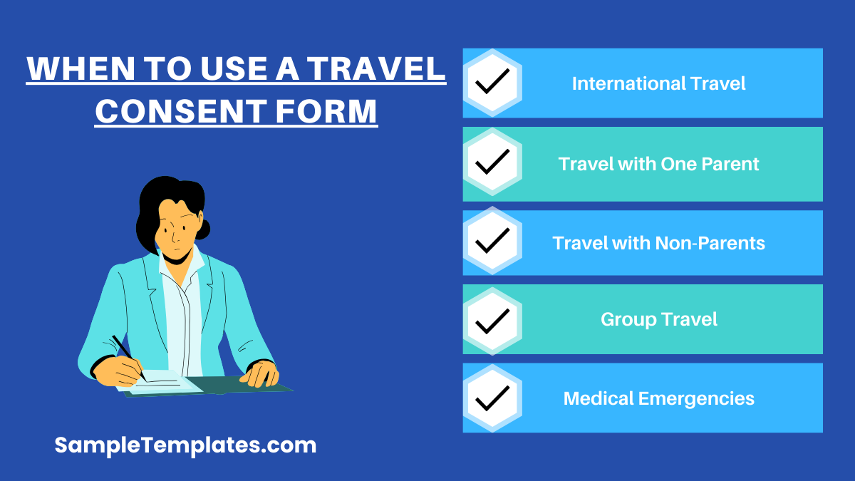 when to use a travel consent form