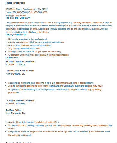 Medical Assistant Patient Charting