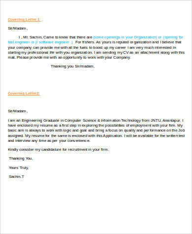 FREE 10+ Sample Software Engineer Cover Letter Templates ...