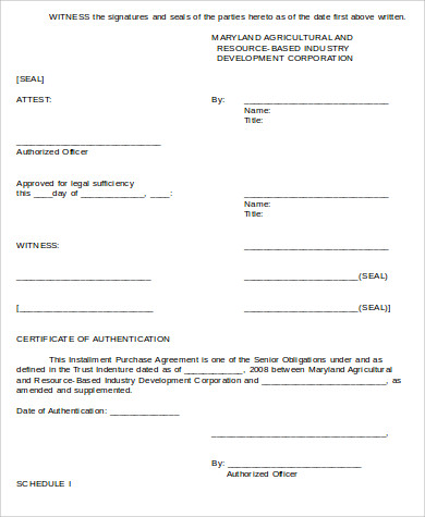 standard land purchase agreement form