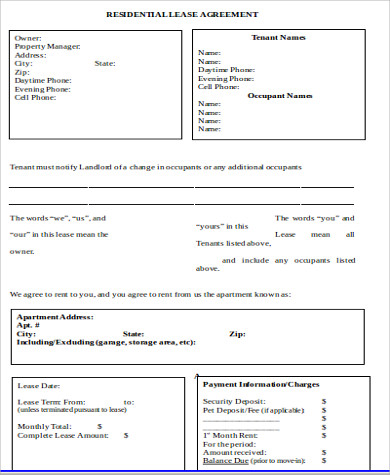 property lease agreement pdf