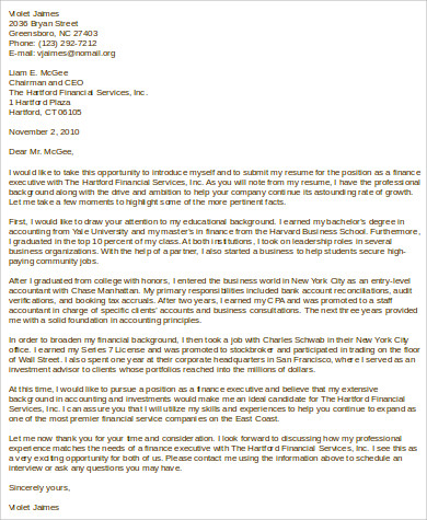 cover letter template yale