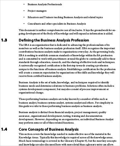 enterprise business analysis