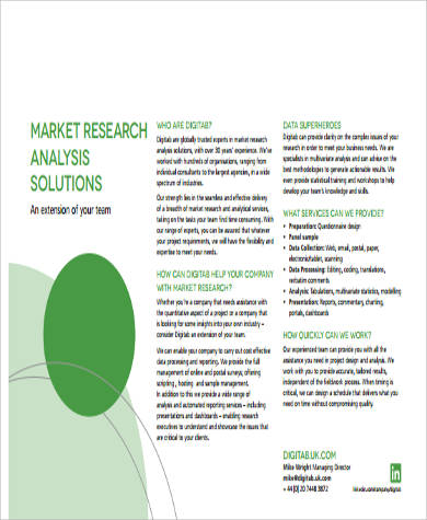 market research analysis pdf