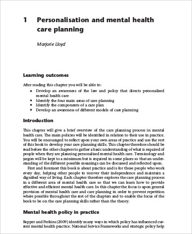 business plan for mental health private practice