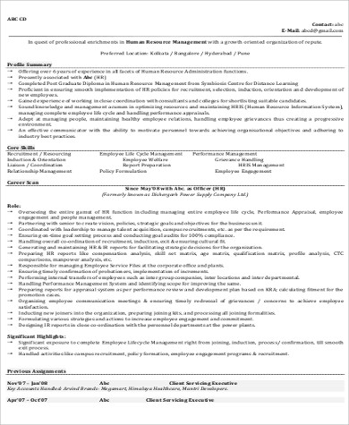 Resume Sample For Hr Manager In India - Human Resources Intern Resume Samples Qwikresume / Administration manager resume sample projects various other responsibilities such as overseeing the financial plans, managing and supervising the office and its team, and performing certain human resources duties.