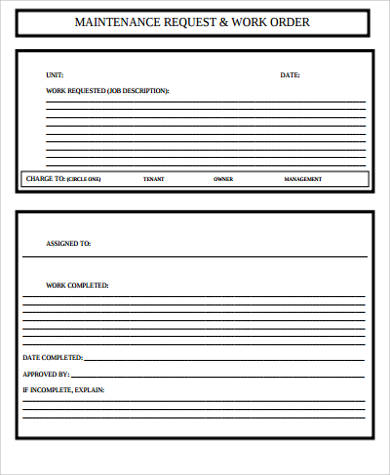 FREE 9+ Sample Job Request Forms in MS Word | PDF