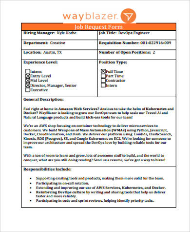 job request form pdf