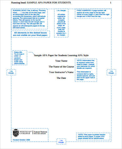 apa sociology paper example