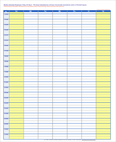 free 5 printable blank calendar samples in ms word pdf